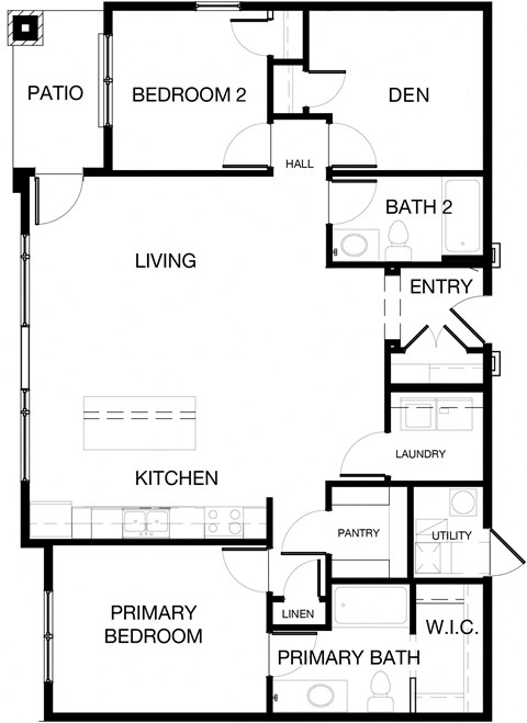 a floor plan of a house